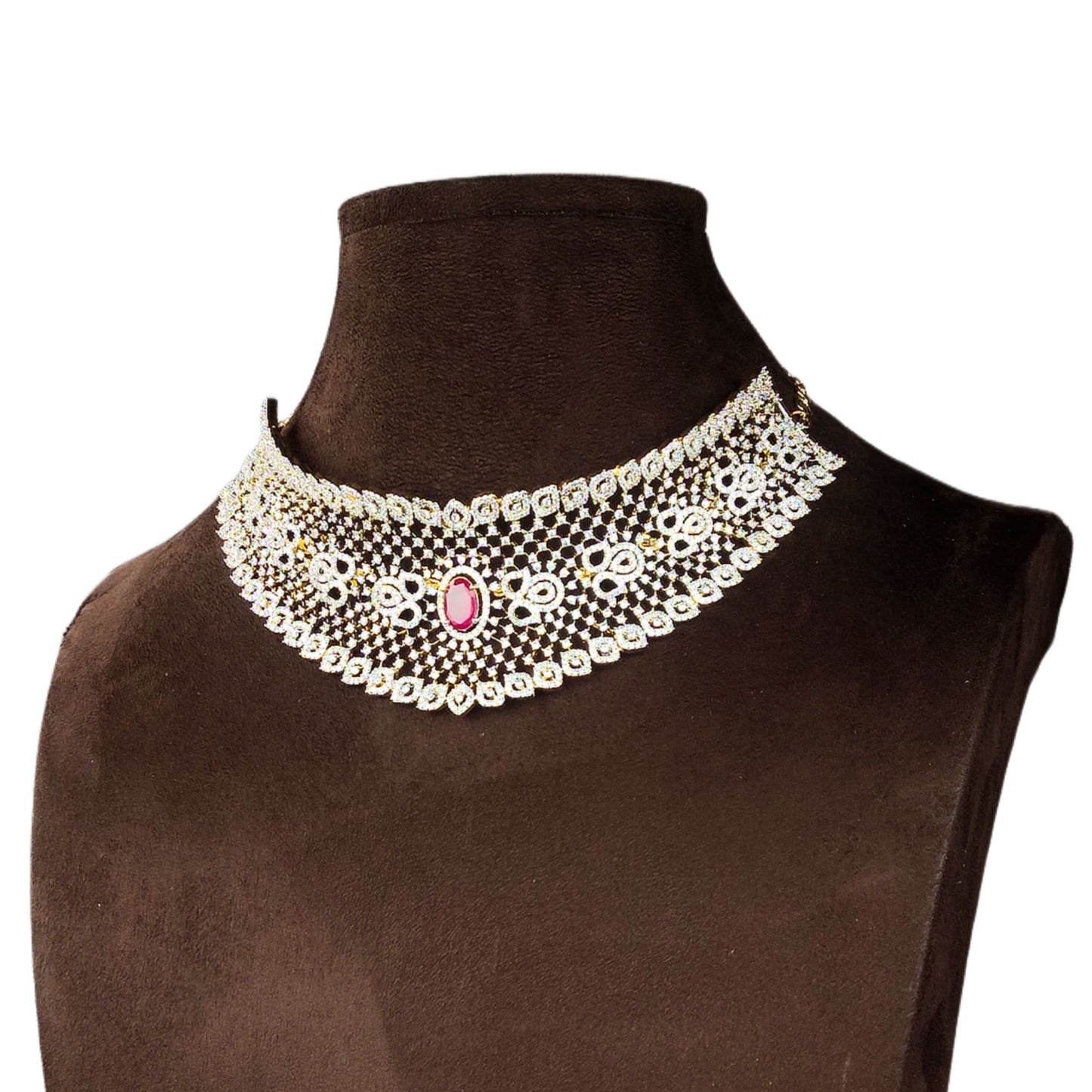 Bridal Detachable Diamond Choker   By Asp Fashion Jewellery