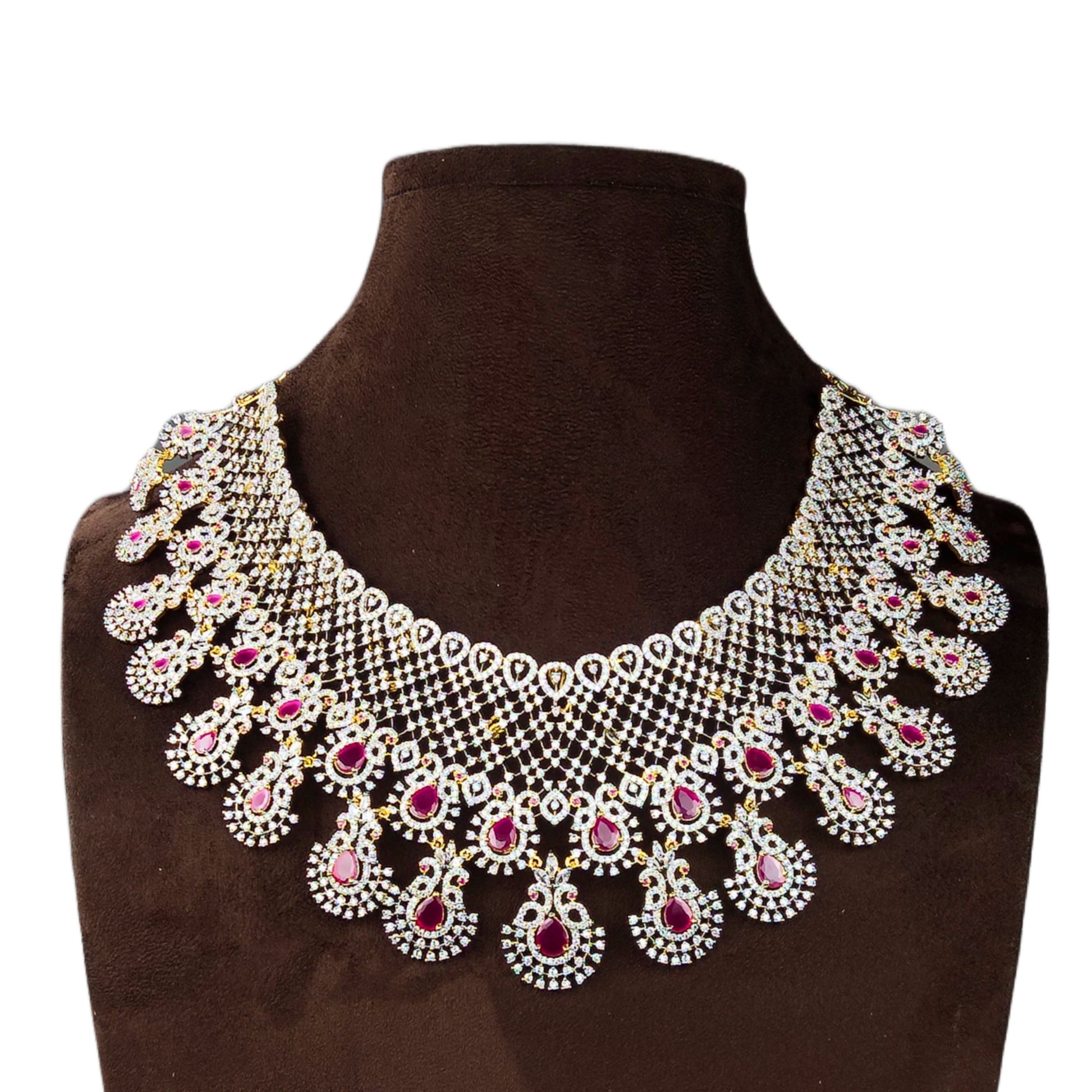 Bridal Detachable Diamond Choker   By Asp Fashion Jewellery