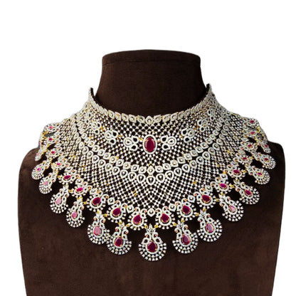 Bridal Detachable Diamond Choker   By Asp Fashion Jewellery