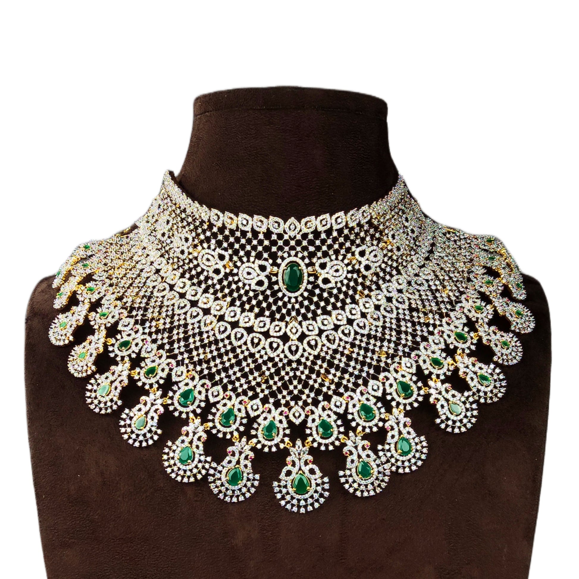 Bridal Detachable Diamond Choker   By Asp Fashion Jewellery