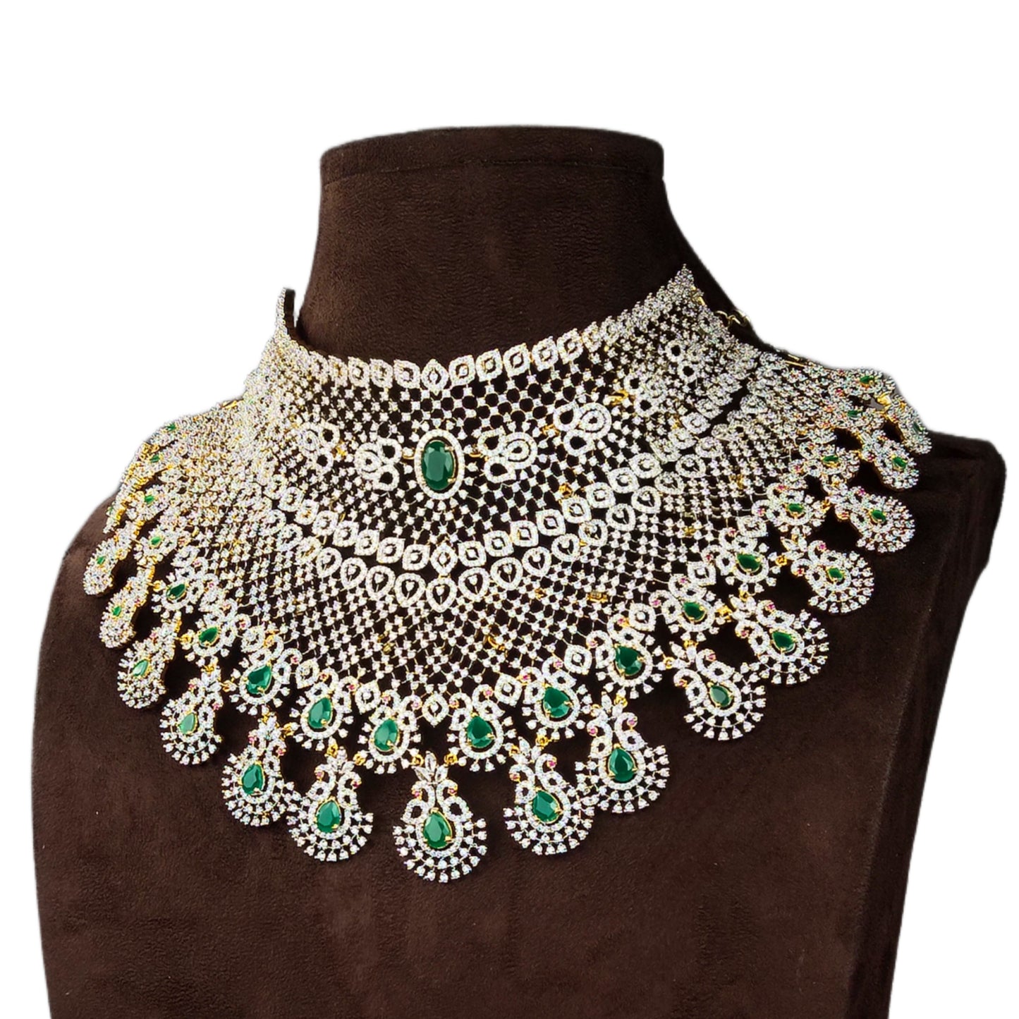 Bridal Detachable Diamond Choker   By Asp Fashion Jewellery