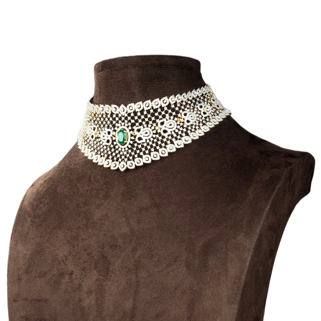 Bridal Detachable Diamond Choker   By Asp Fashion Jewellery