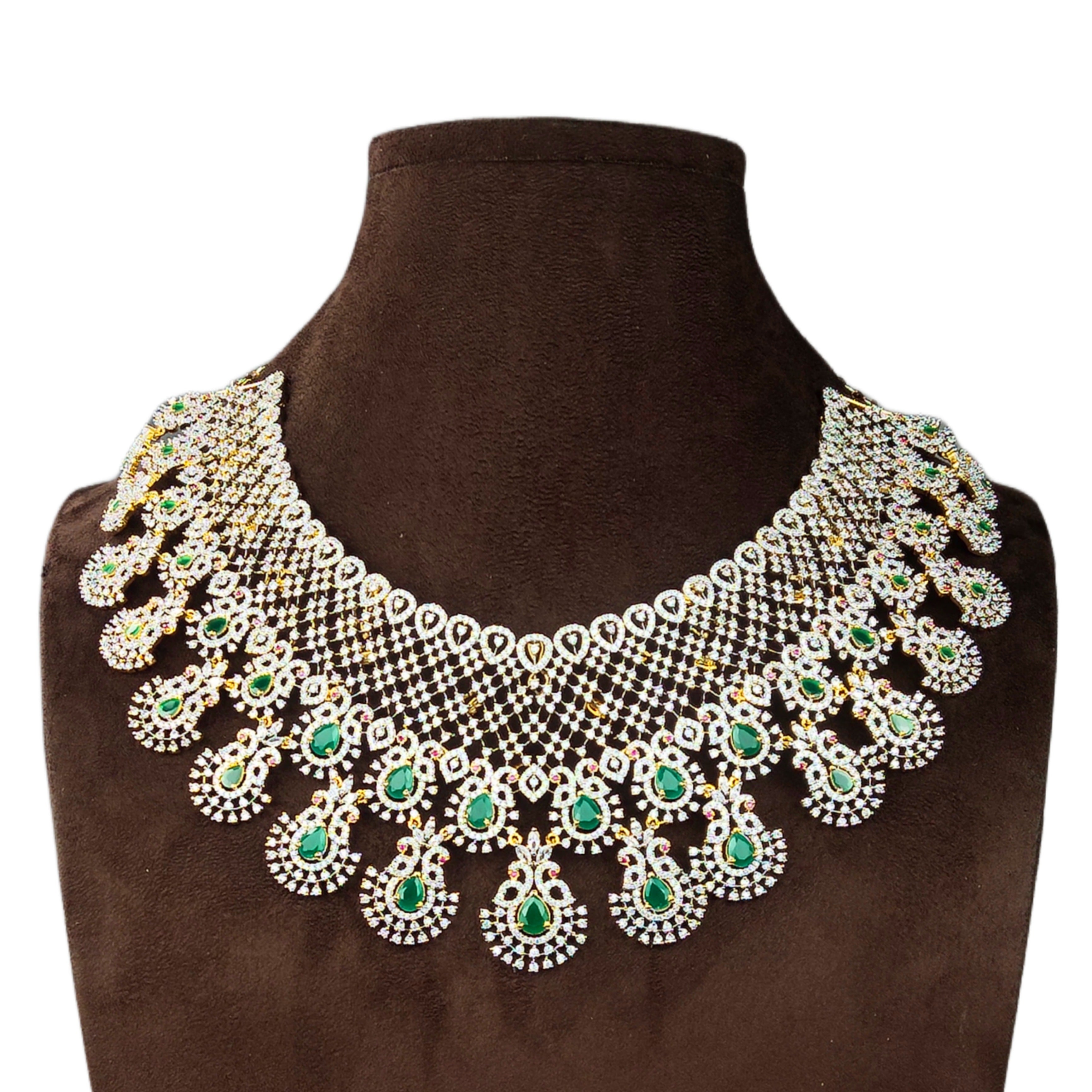 Bridal Detachable Diamond Choker   By Asp Fashion Jewellery