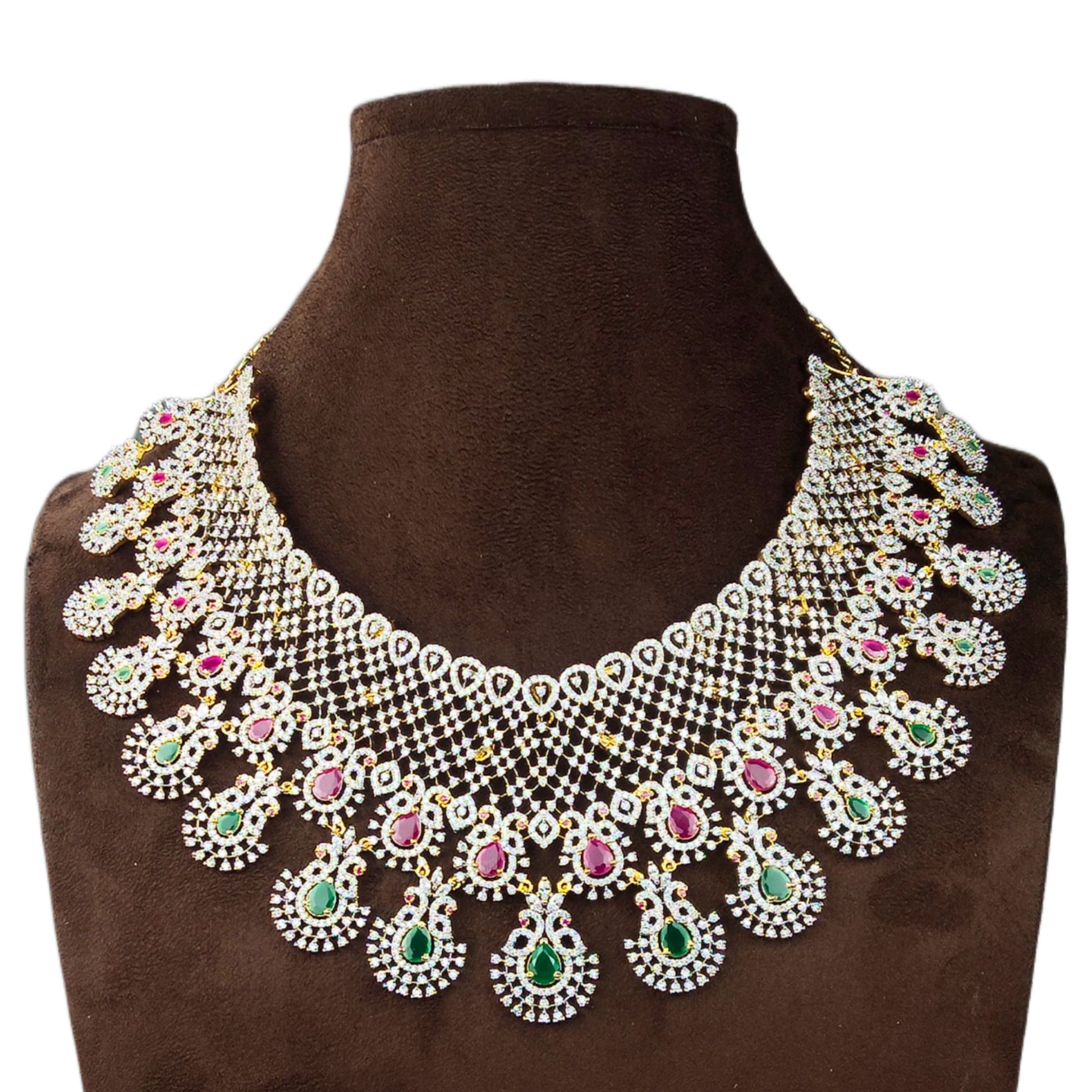 Bridal Detachable Diamond Choker   By Asp Fashion Jewellery