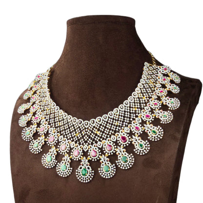 Bridal Detachable Diamond Choker   By Asp Fashion Jewellery