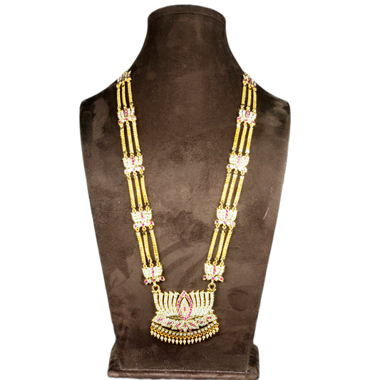 Cz Lotus Necklace By Asp Fashion Jewellery