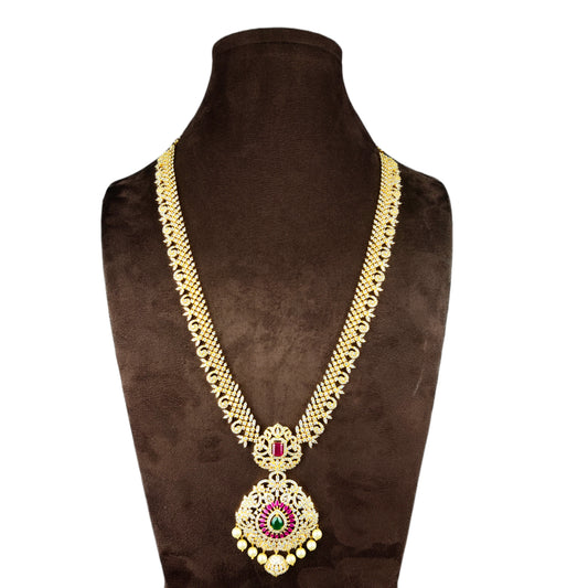 Excellent Cz Long Haram By Asp Fashion Jewellery
