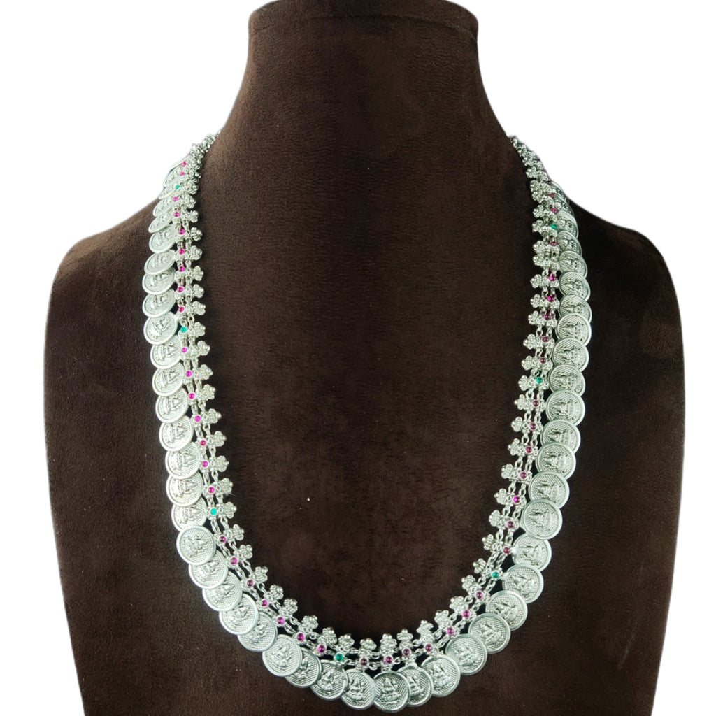 Oxidised Silver Plated kasulaperu Haram By Asp Fashion Jewellery