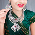 Victorian American Diamond Necklace Set 