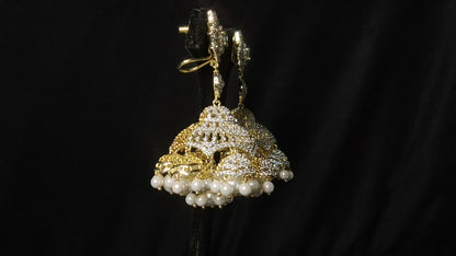 Royal Ravishing Diamond Jhumkas