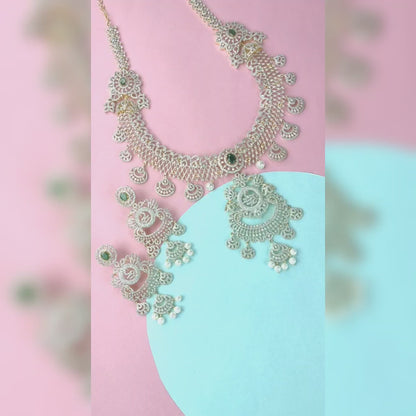 Bridal Diamond Long Haram By Asp Fashion Jewellery