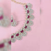 American Diamond Necklace Set By Asp Fashion Jewellery