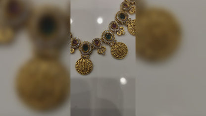 Antique Ram Parivaar Bottu Haram Set By Asp Fashion Jewellery
